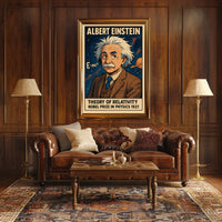 Albert Einstein Theory Of Relativity Poster