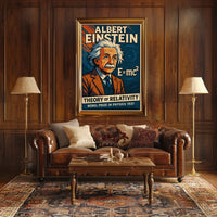 Albert Einstein Theory Of Relativity Poster