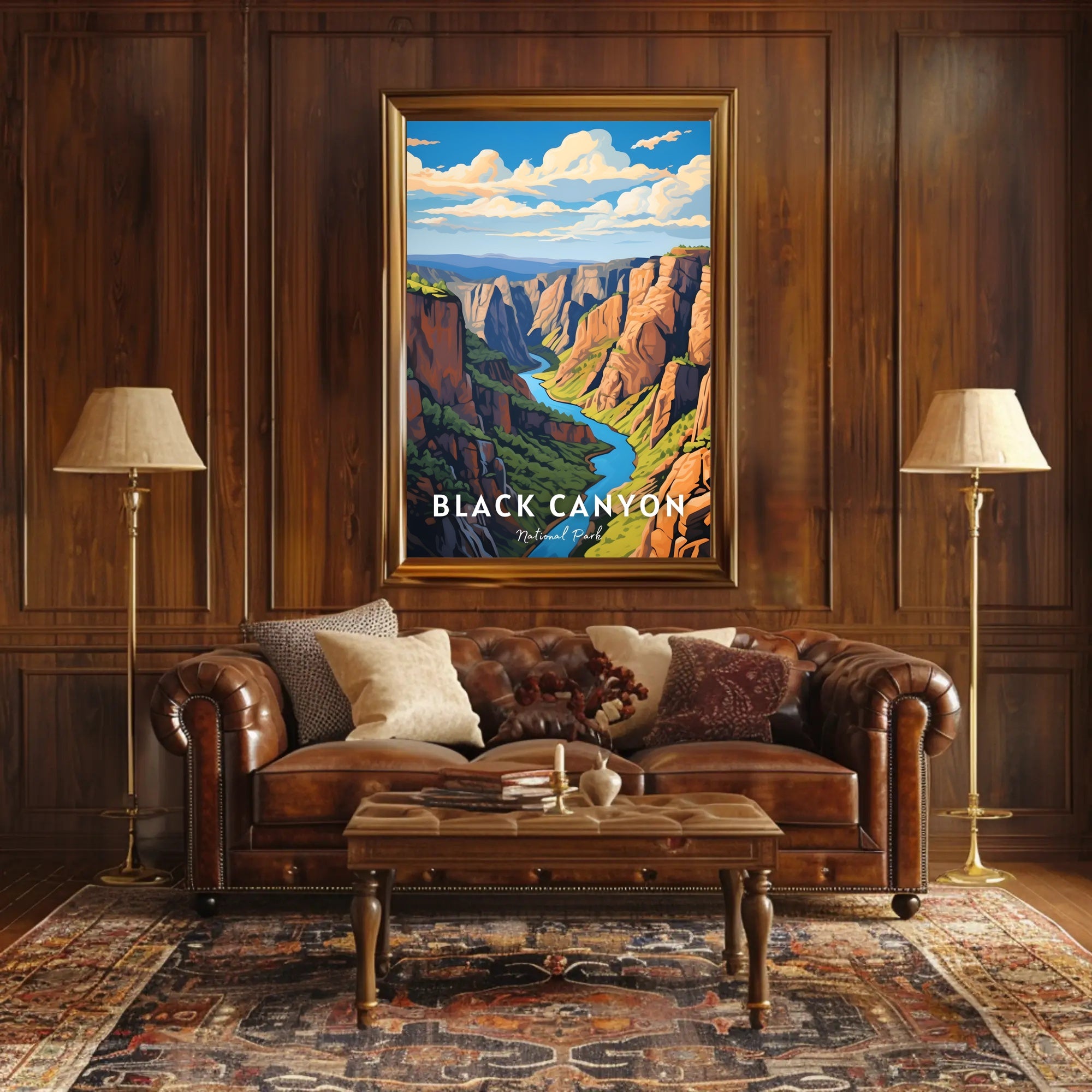 Majestic Black Canyon National Park Poster