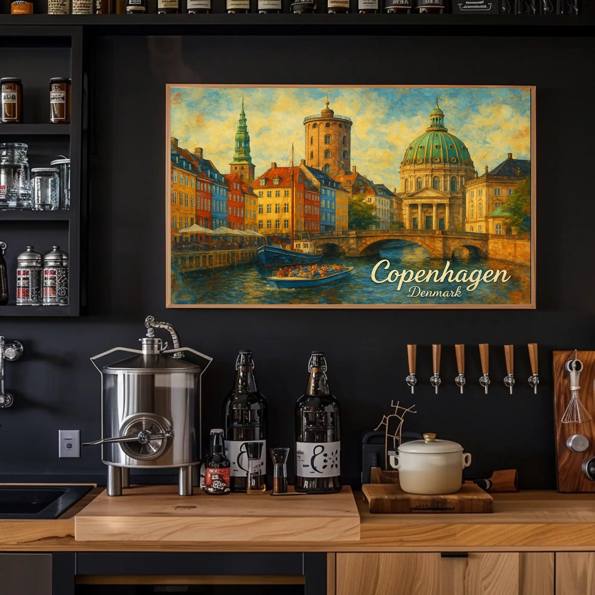 Copenhagen Charm Poster