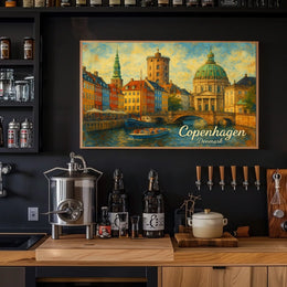 Copenhagen Charm Poster