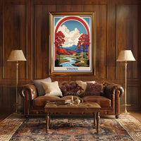 Scenic Virginia Landscape Vintage Art Travel Poster