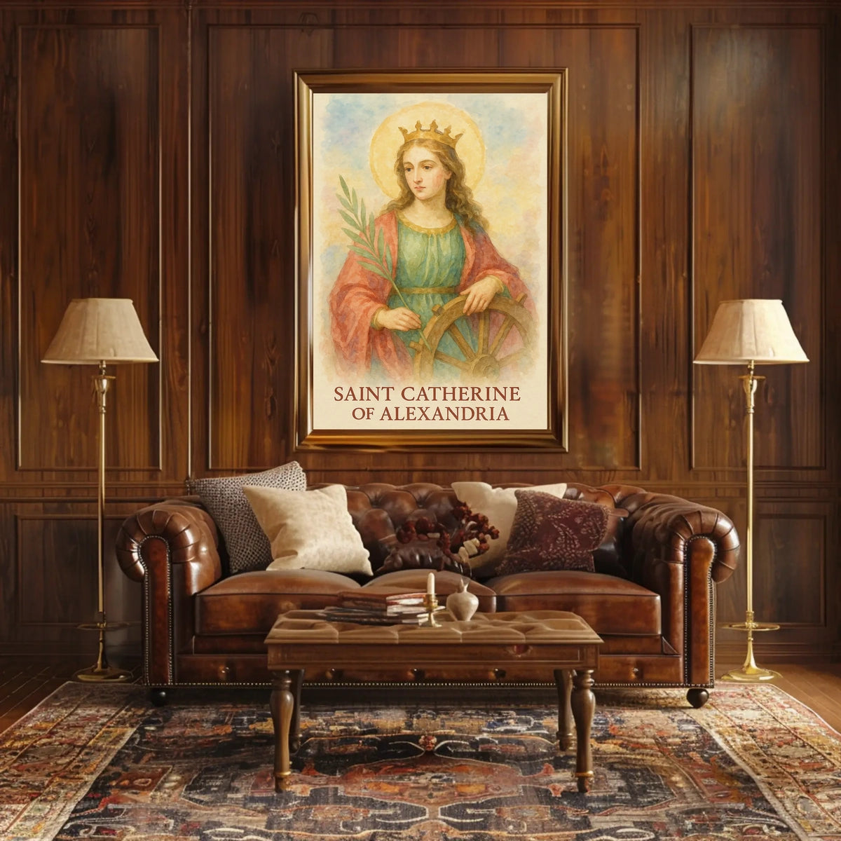 Saint Catherine of Alexandria Poster