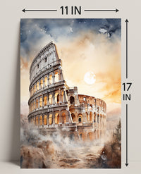 Colosseum At Dusk Poster