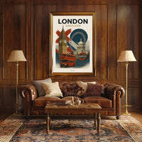 London Landmarks Poster