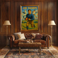Jim Thorpe Athletic Legend Poster