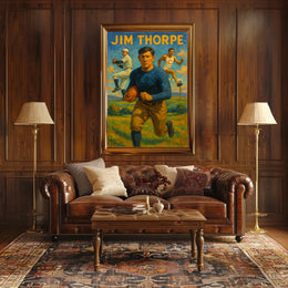 Jim Thorpe Athletic Legend Poster