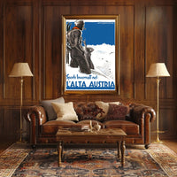 Winter Sports In Upper Austria Poster