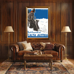 Winter Sports In Upper Austria Poster