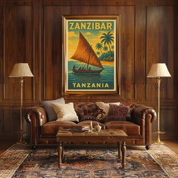 Zanzibar Travel Poster