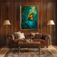 Enchanting Butterfly Scene in Fantasy or Mythology Poster