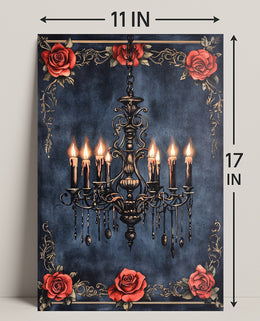 Chandelier Elegance Poster