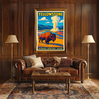 Yellowstone National Park Poster