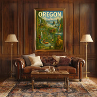 Discover Oregon Poster