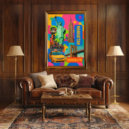 New York City Vibes Poster For Urban Wall Decor Lovers