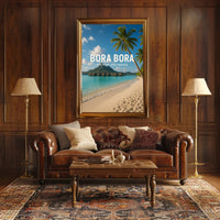 Bora Bora Tropical Paradise Travel Poster PosterGoat