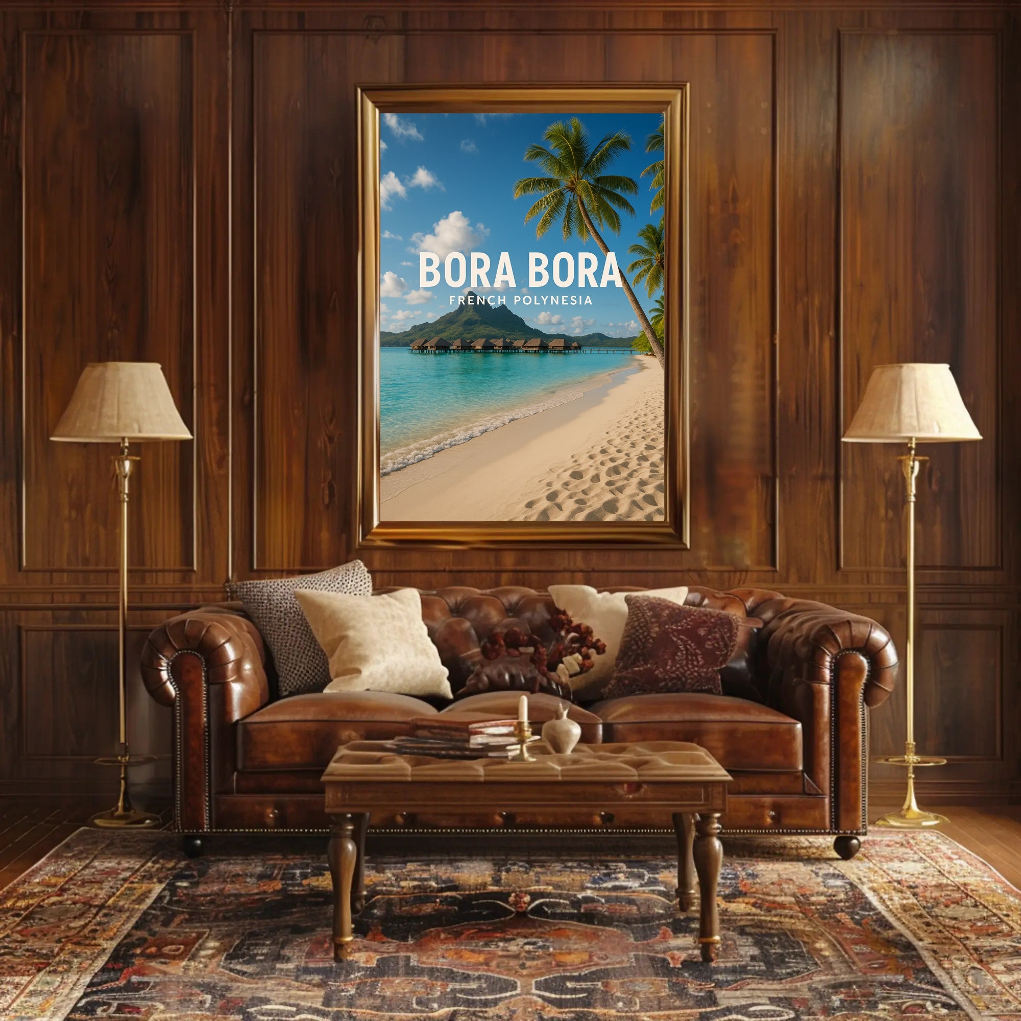 Bora Bora Tropical Paradise Travel Poster PosterGoat