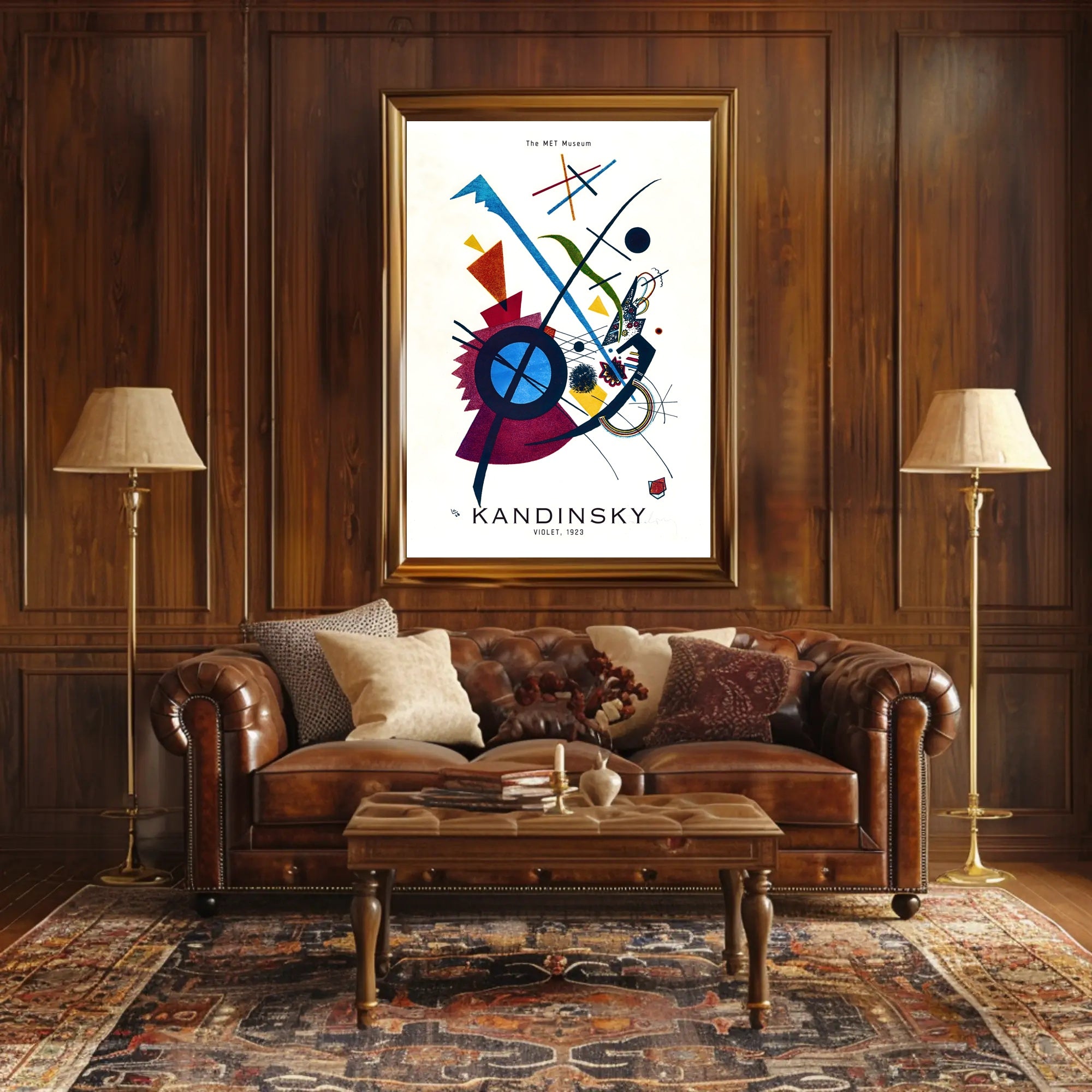 Kandinsky Violet 1923 Poster