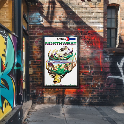 Amtrak Northwest Travel Poster