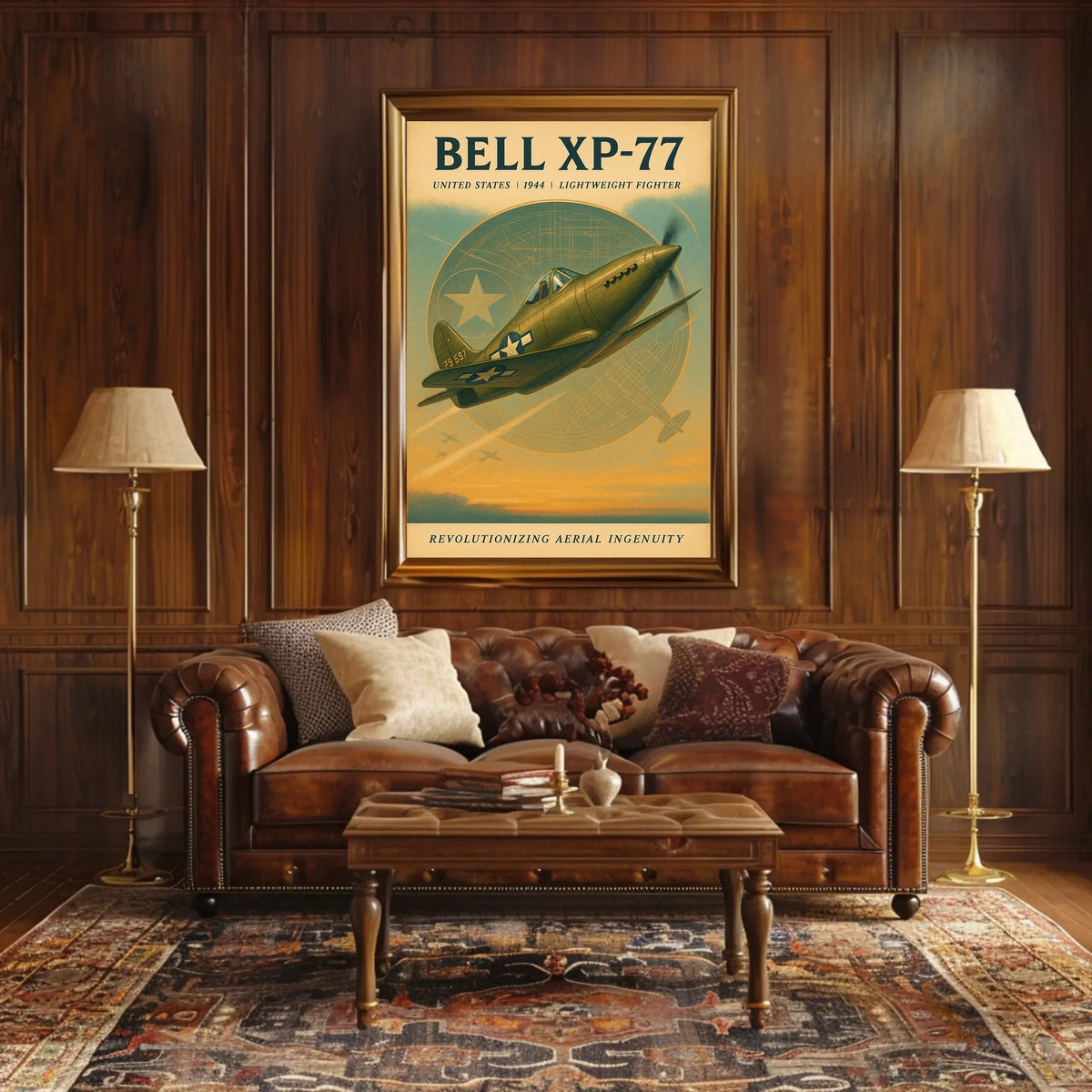 Bell XP-77 Lightweight Fighter Poster