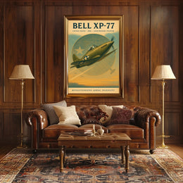 Bell XP-77 Lightweight Fighter Poster