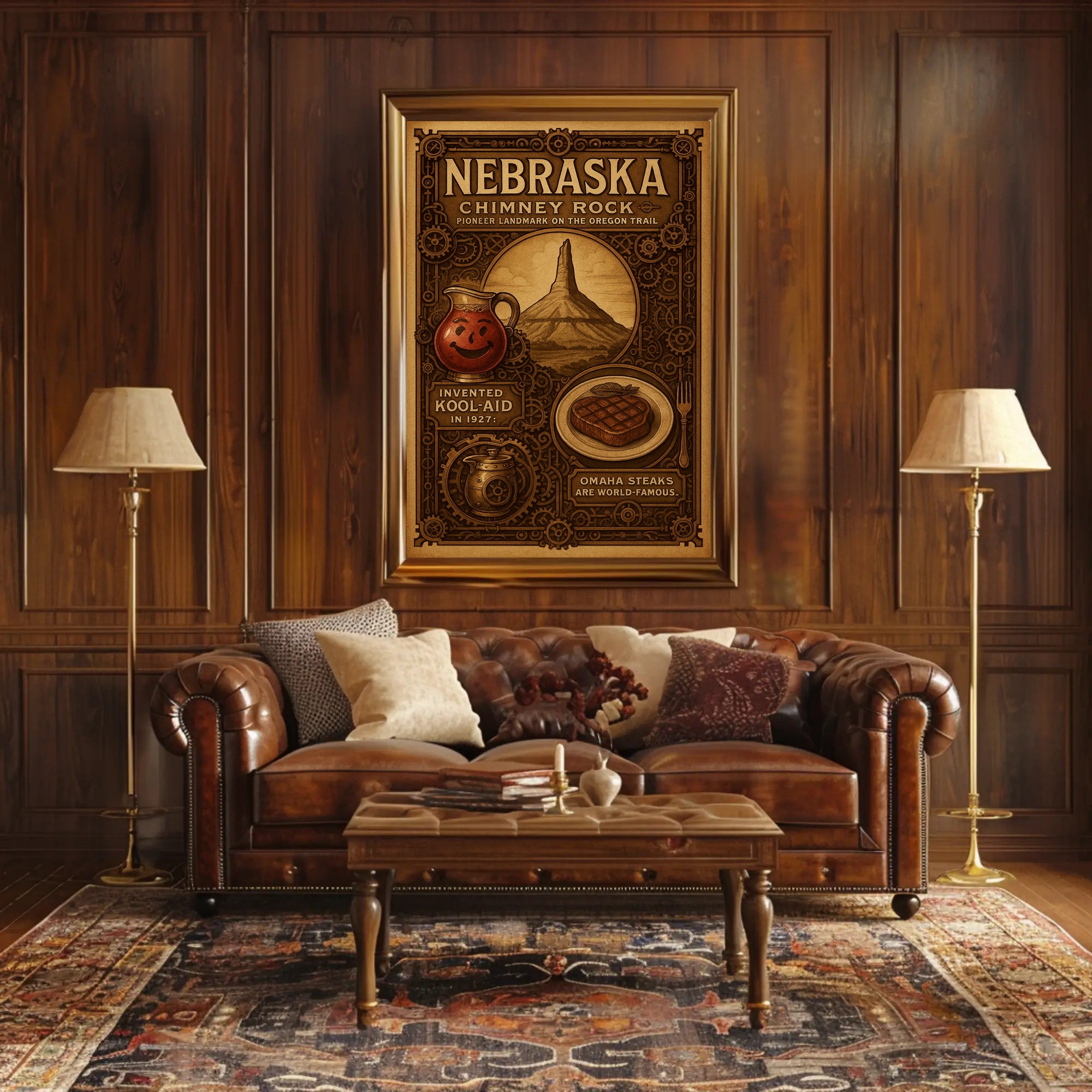 Nebraska's Pioneer Heritage Poster
