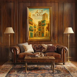 Al Balad The Colorful Old City Of Poster