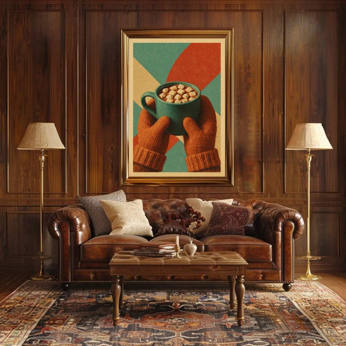 Cozy Winter Warmth Poster