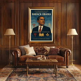 Obama 44th President Historical and Presidential Poster