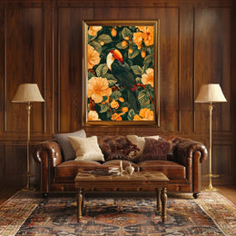 Tropical Elegance Wall Art Print for Decor