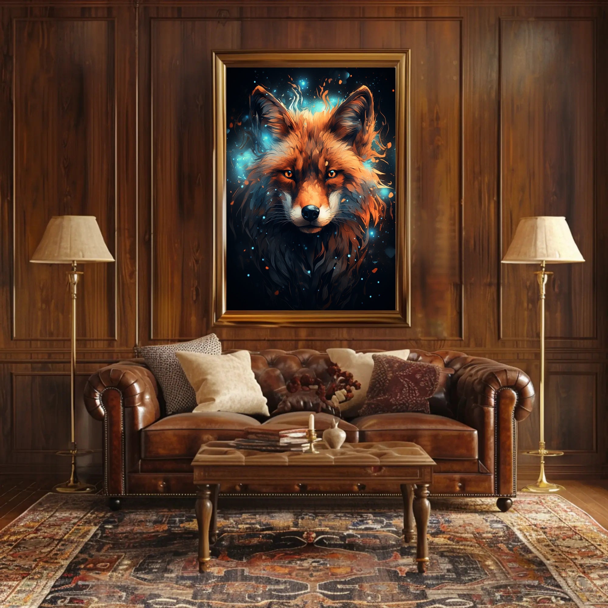 Mystical Fox Poster PosterGoat