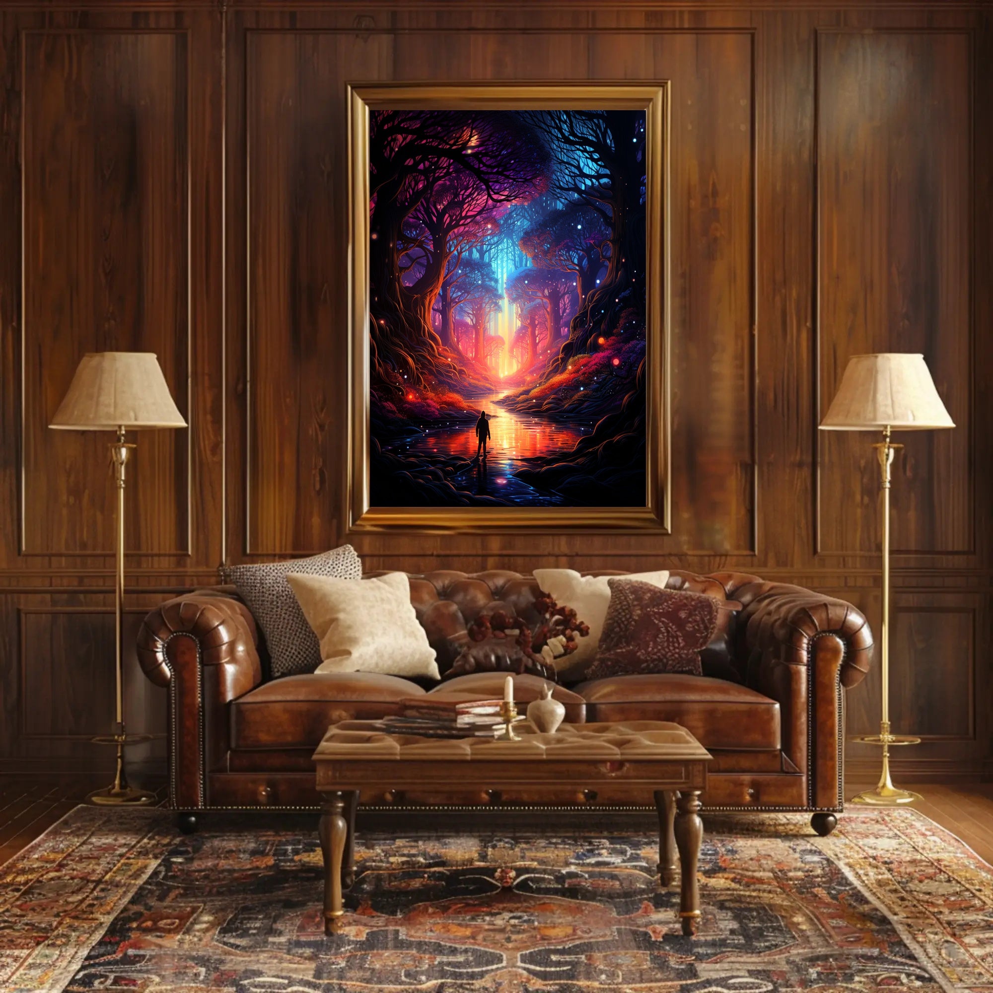 Enchanted Forest Journey Poster