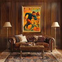 Jim Thorpe Legendary Athlete Poster