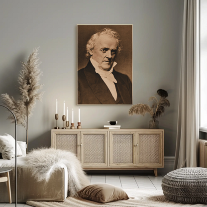 James Buchanan 15th President Sepia Photo