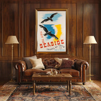 Visit The Seaside Poster