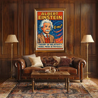 Albert Einstein Theory Of Relativity Poster