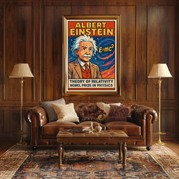 Albert Einstein Theory Of Relativity Poster