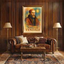 William Tyndale Renaissance Art Print Historical or Presidential Poster