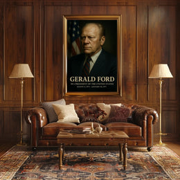 Gerald Ford 38th President Poster Home Decor Wall Art