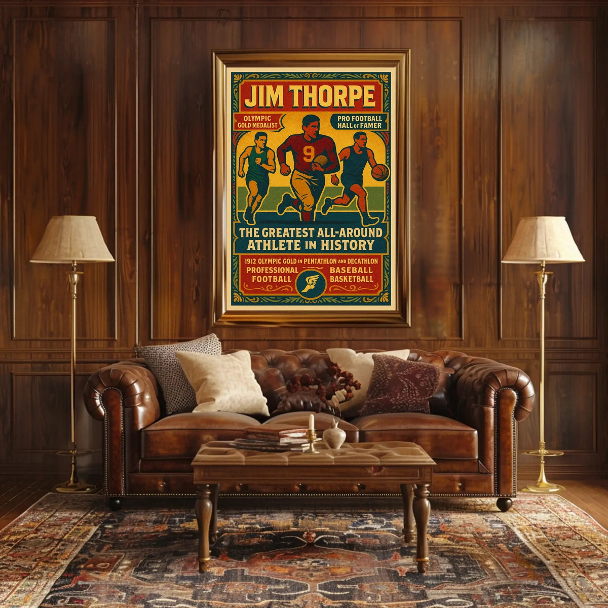 Celebrating an Athletic Legend Poster