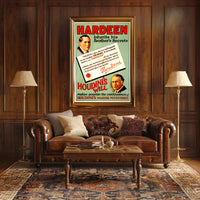 Hardeen Magic Legacy Vintage Cultural or Heritage Poster