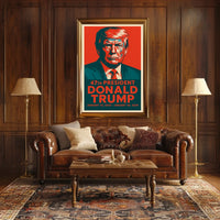 Donald Trump Visionary Vanguard Pop Art Poster