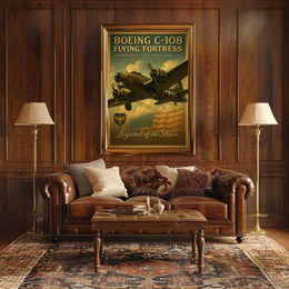 Boeing C-108 Flying Fortress Poster