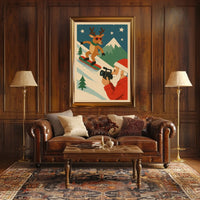 SantaS Winter Adventure Poster