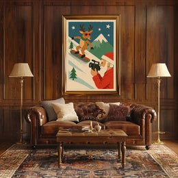 SantaS Winter Adventure Poster