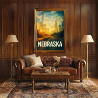 Nebraska A Journey Through the Heartland Poster