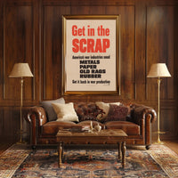 Get in the Scrap Poster PosterGoat