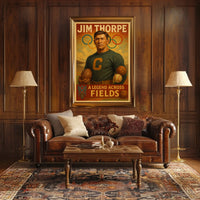 Jim Thorpe Iconic Sports Legend Jim Thorpe Poster