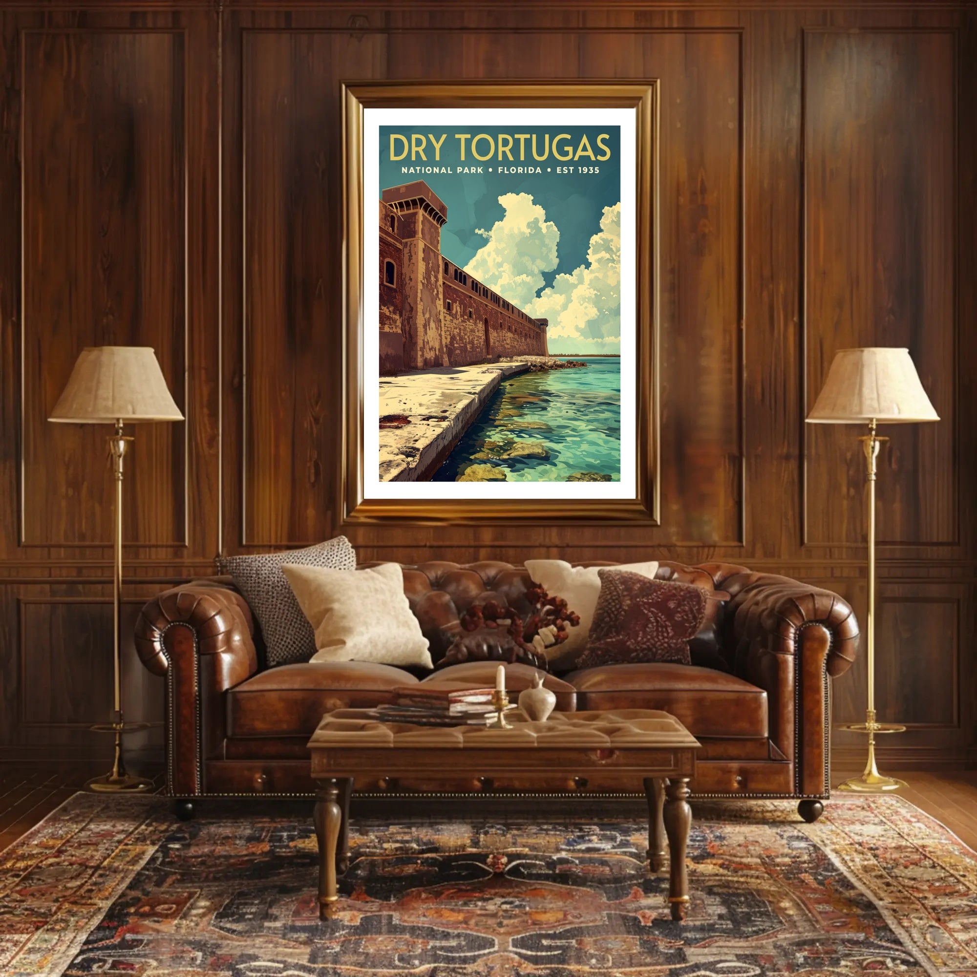 Dry Tortugas National Park Scenic Travel Poster