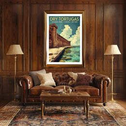 Dry Tortugas National Park Scenic Travel Poster